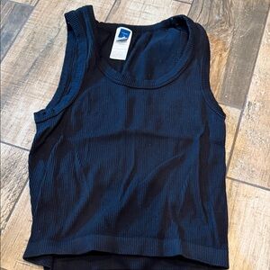 Old Navy Navy Blue Ribbed Tank Top